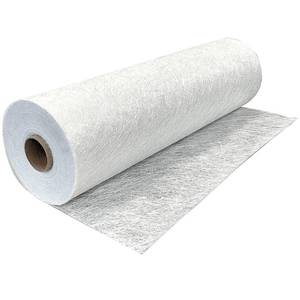 lot 1343 image: 1.5oz Fiberglass Chopped Strand Mat 50 x 360 Strong, Easy to Use &amp Lightweight Fiberglass Cloth for Structural Reinforcement &amp Repair Kits for Decks, Auto Repairs - Retail $46