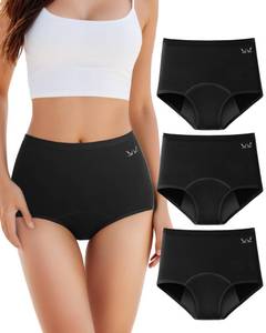 lot 1375 image: TANSTC Period Underwear for Women,Black,S - Retail $26