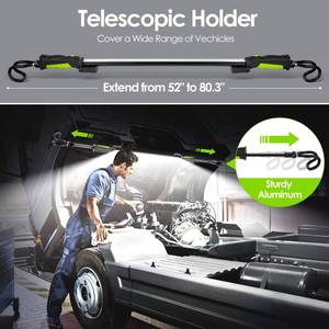 lot 1383 image: Underhood Work Light, 2000LM Super Bright, 5200mAh Rechargeable LED Work Lights for Mechanics, Magnetic Automotive Under Hood Light Bar Cordless - Retail $84