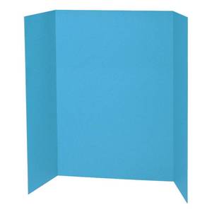lot 1417 image: Pacon PAC3771 Presentation Board, 48 x 36, Sky Blue - Retail $15