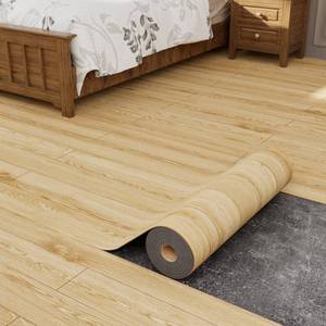 lot 1418 image: Peel and Stick Vinyl Flooring 2 Rolls 23x 393128 Sq.Ft, Self Adhesive Tiles, Wood Plank Finish, Waterproof Wear-Resistant, Easy DIY Floor Coverings, Nature Wood - Retail $90