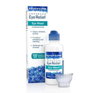 lot 1442 image: Bausch  Lomb Advanced Eye Relief Eye Wash 4 fl oz - Retail $10