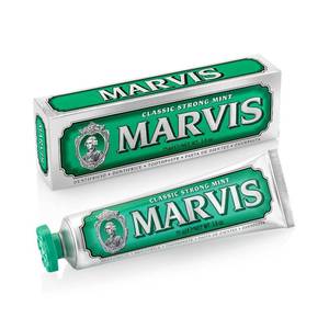 lot 1482 image: Marvis Classic Strong Mint Toothpaste, 3.8 oz (Pack of 1) - Retail $11