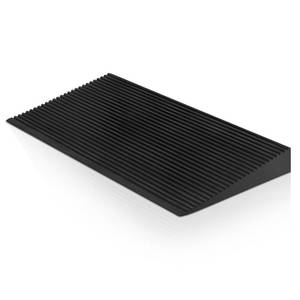 lot 1495 image: Kritkin Lightweight EVA Threshold Ramp for Wheelchairs, Walking, Scooter, Driveway Curb Handicap Ramp with Non-Slip Surface (Black,36 l X 12 w X 2 h) - Retail $100