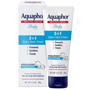 lot 1602 image: Aquaphor Healing Diaper Rash  Zinc Oxide  CREAM 3.5 Oz