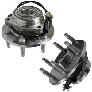 lot 1611 image: Yamosov 515096 2PC Front Wheel Bearing and Hubs Assembly for 2007-2013 Chevrolet Silverado 1500 GMC Sierra 1500 Cadillac Escalade Yukon 4WD Retail- $170