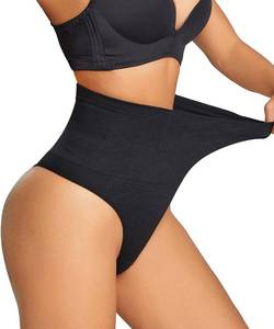 lot 1645 image: Dulchany Thong Shapewear Tummy Control Underwear for Women Seamless Body Shaper Panties Medium