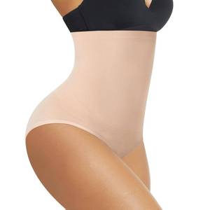 lot 1647 image: Werena Tummy Control Shapewear Underwear for Women High Waisted Body Shaper Panties Shaping Briefs(#03 Beige(seamless),Small)