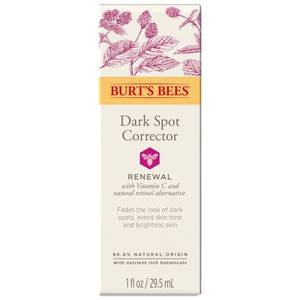 lot 1654 image: Burts Bees Renewal Dark Spot Corrector With Natural Retinol Alternative and Vitamin C, Reduces Appearance of Dark Spots and Uneven Skin Tone, 98.6 Percent Natural Origin Skin Care, 1 fl. oz. Bottle