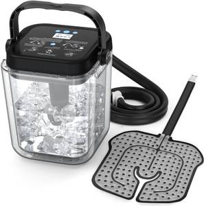 lot 1662 image: Rechargeable Ice Therapy Machine for Knee After Surgery - 6.2L Programmable Cold Therapy Machine for Knee Replacement Recovery Post Surgery, Leak-Proof Design & 4.5H Batter Retail- $166