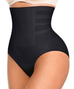 lot 1671 image: Lover-Beauty Shapewear Tummy Control Underwear for Women High Waisted Shaping Panties Girdle Body Shaper Briefs, Black, M, L