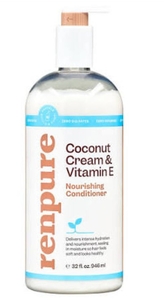 lot 1672 image: Renpure Coconut Cream & Vitamin E Hair Conditioner 32oz
