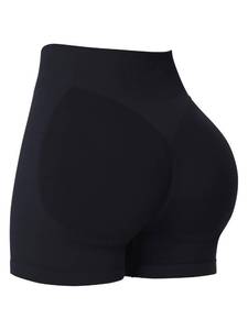 lot 1699 image: Sunzel High Waisted Biker Shorts for Women Tummy Control Scrunch Butt Lifting Seamless 4 Booty Athletic Shorts for Workout Yoga Running Gym,Black,Large