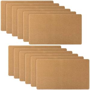 lot 1704 image: Tinideya 12 Pcs Coir Doormat Bulk Welcome Mat for Crafting Painting Artificial Blank Plain Door Mat with Non Slip Rubber Backing Doormat for DIY Entrance Porch Indoor Outside (29 x 17 Inches) Retail- $123