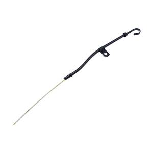 lot 1765 image: 1 Set SHLPDFM Chrome Black SBF Oil Dipstick Stainless Steel Flexible Engine Oil Dipstick Fits for 1965-1987 Small Block Ford 260, 289, 302, 347, and 351W Retail- $30