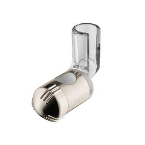 lot 1908 image: hansgrohe 88590820 Wallbar Slider, Brushed Nickel