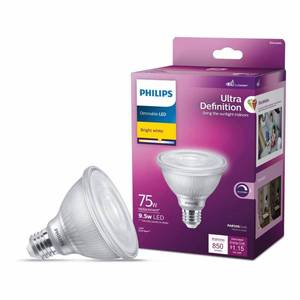 lot 1916 image: 2 pk Philips 75w Par30s Bw Led Bulb 575968