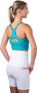lot 1942 image: Saunders Sport All Back Support with White Compression Shorts Womens, Medium (Waist 29 - 31)