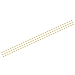 lot 1957 image: MECCANIXITY Brass Rods 14 Inch x 35 Inch Brass Solid Round Rod for Handle Pin DIY Craft Material Pack of 3 Retail- $110
