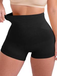 lot 1980 image: SHAPERMINT Tummy Control Shapewear - Body Shaper Tummy Control Boyshort, Body Shaper for Women, Plus Size Shapewear Black