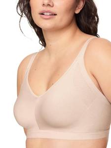 lot 2002 image: Warners womens Easy Does It Underarm Smoothing With Seamless Stretch Wireless Lightly Lined Comfort Rm3911a Bra, Butterscotch, Medium US