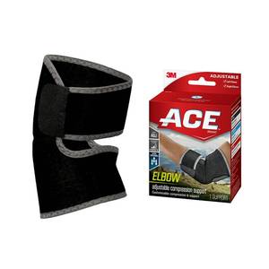 lot 2004 image: ACE Brand Adjustable Compression Elbow Support, Moderate Support for Weak, Sore or Injured Joints, Adjustable Features, One Size Fits Most