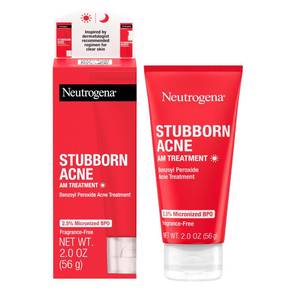 lot 2005 image: Neutrogena Stubborn Acne AM Face Treatment with 2.5% Micronized Benzoyl Peroxide Acne Medication, Oil-Free Daily Facial Treatment Reduces Size & Redness of Breakouts, Paraben-Free, 2.0 oz