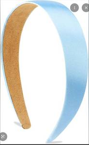 lot 2017 image: Wide Satin Headband Light Blue