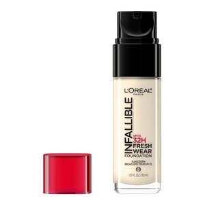 lot 2019 image: L Oreal Paris Infallible Fresh Wear 32 Hr Liquid Foundation Makeup  390 Snow  1 fl oz