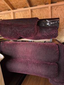 lot 23 image: Burgundy Recliner