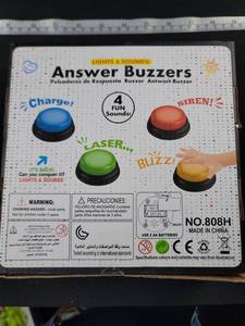 lot 1739 image: Electronic Answer Buzzers with Lights and Sounds