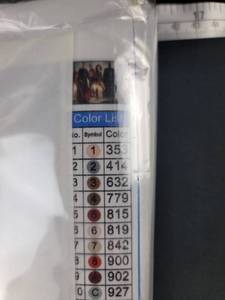 lot 1759 image: DMC Color Chart Reference Guide
