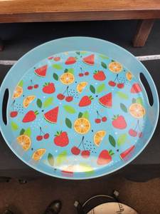 lot 1916 image: Crofton Summer Fruit Melamine Serving Tray