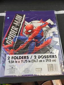 lot 1918 image: Marvel Spider-Man 2-Pack School Folders