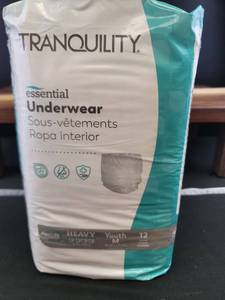 lot 1939 image: Tranquility Essential Youth Underwear Size M Heavy