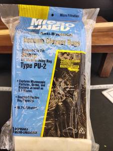 lot 1941 image: Sharp PU-2 Micro-Lined Vacuum Bags - 10 Pack