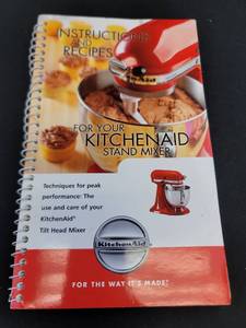 lot 1945 image: KitchenAid Stand Mixer Instructions and Recipe Book