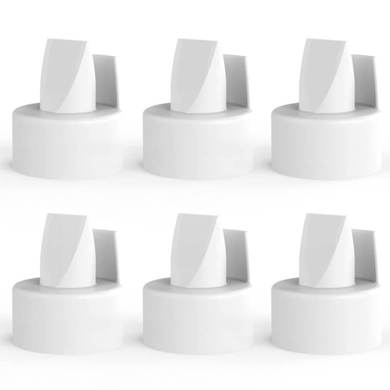 lot 14852 image: Papablic Duckbill Valves, Replacement Milk Valves Compatible with Spectra S1 S2 and Medela Breast Pumps Accessories, BPA & DEHP Free - Retail $10