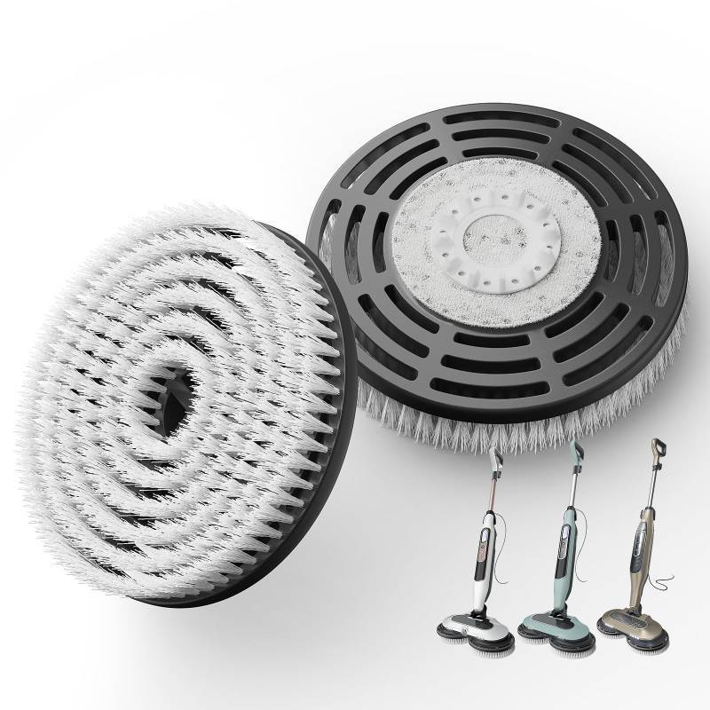 lot 14872 image: Steam Mop Replacement Brush Pads for Shark Steam and Scrub Mop S8201 S8001 S7201 S7000 Series (2 Count) - Retail $48
