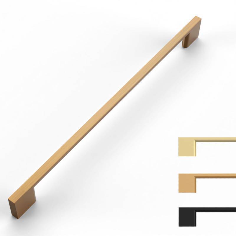 lot 53837 image: 10 Pack Champagne Bronze Cabinet Pulls - 10 Inch Handles for Cabinets, Dressers, and Doors - Kitchen and Other Cabinet Hardware - Retail $66