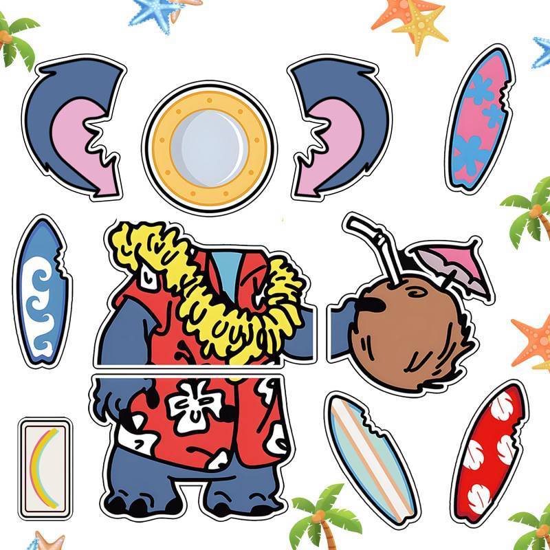 lot 53853 image: Cruise Door Decorations Magnetic - 11 Pcs Large Nautical Cruise Door Magnets Decorations Reusable Refrigerator Magnets for Cruise Ship Door Decorations - Retail $10