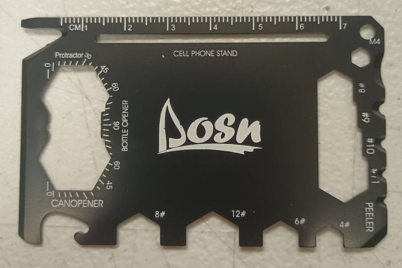 lot 546 image: Dosn Multi-Tool Wallet Card