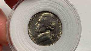 lot 42 image: 1968-S Jefferson Nickel Monticello 5 cents coin BU Brilliant Uncirculated in protective case
