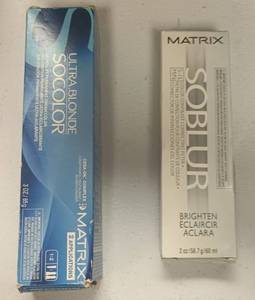 lot 102 image: Matrix Professional Hair Color Set - Socolor Ultra Blonde and Soblur Brighten