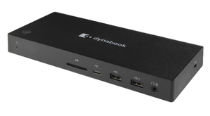 lot 108 image: Toshiba Dynabook USB-C Docking Station with Power Adapter
