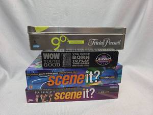 lot 375 image: Board Game Bundle - 90s Trivia & DVD Games Collection