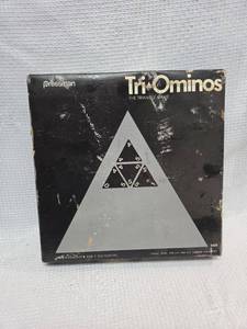 lot 380 image: Pressman Tri-Ominos Triangle Game