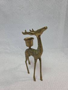 lot 413 image: Brass Candle Holder