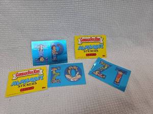 lot 417 image: Garbage Pail Kids Alphabet Stickers