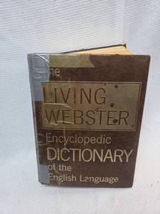 lot 420 image: Living Webster Encyclopedic Dictionary